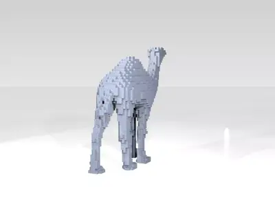 Dromedary Voxel 3D model