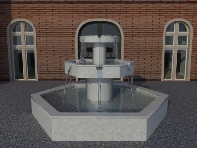 Asylum-Clinic style building 3D model