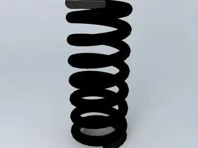 Spring spiral Free 3D model