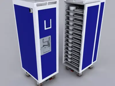 INFLIGHT SERVICE CART 3D model