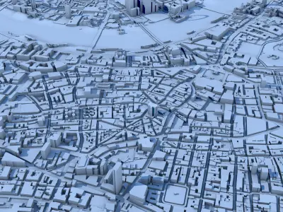 London City England 3D print model