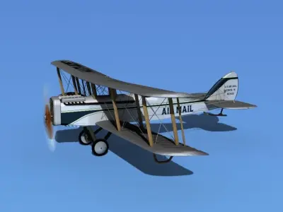 Airco DH-4 V05 US Air Mail 3D model