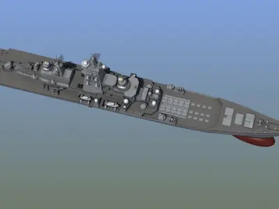 Kirov Battle Cruiser 3D model
