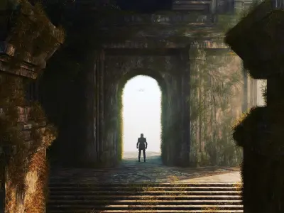 Ancient Temple 3D  environmet model 3D model