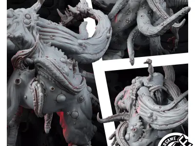 CHAOS SPAWN NURGLASH 3D model