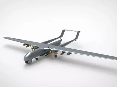 TAI Anka Turkish Drone UAV 3D model