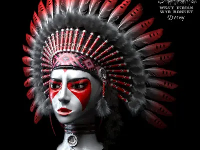 West Indian Set 3D model