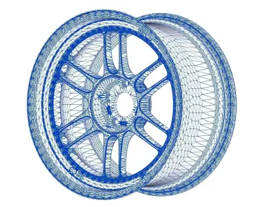 ENKEI RPF1 Low-poly 3D model