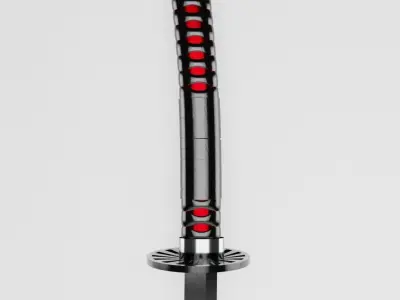 Kamado Tanjiro Nichirin Blade from Kimetsu No Yaiba 3D model