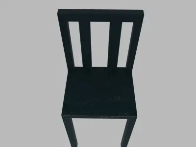 Soviet chair Free low-poly 3D model
