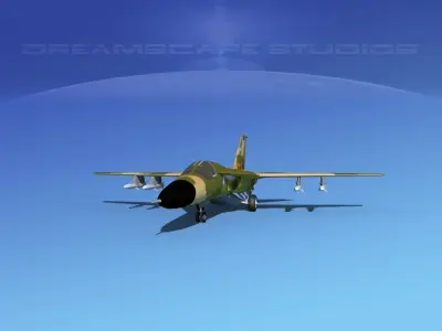 General Dynamics F-111 Aardvark V06 3D model