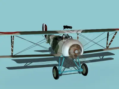 Nieuport 11 VHP V06 3D model