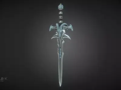 Frostmourne sword of lord 3D model