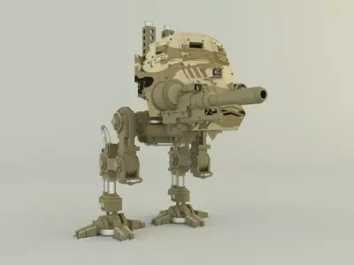 sentinel steel legion robot 3D model