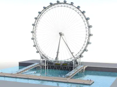 London Eye 3D model