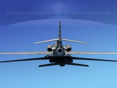 Dassault Falcon 7X V10 3D model