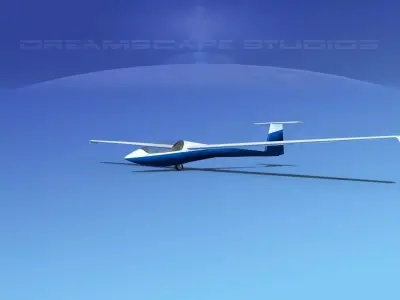 Centrair C-101 Pegase V09 Low-poly 3D model