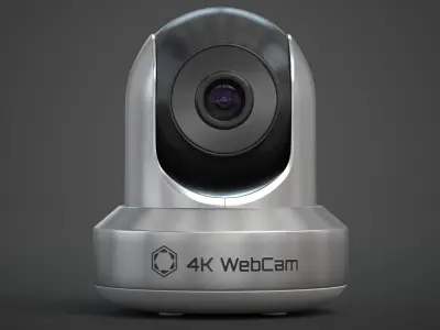 Web Camera 5 Silver 3D model
