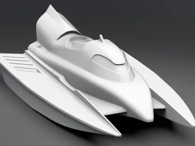 Dragboat Replica Printable 3D print model