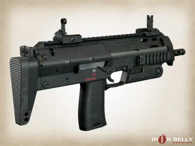 AAA FPS MP7A1  Low-poly 3D model