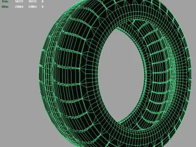 ZEON RS35 Tire 3D model