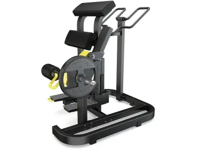 Technogym - Plate Loaded - Standing Leg Curl 3D model