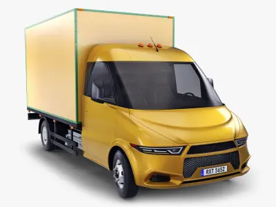 Generic Box Truck v 1 3D model