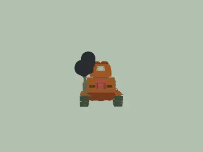 Toony tank 3D model