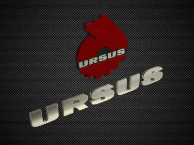 ursus logo 3D model