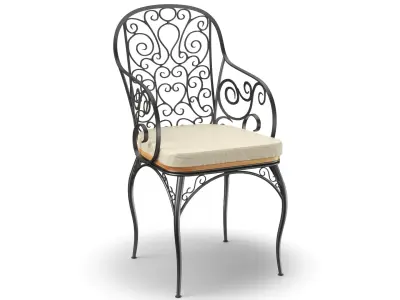 Four Café Chair 3D model