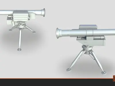 Baktar-Shikan Low-poly 3D model