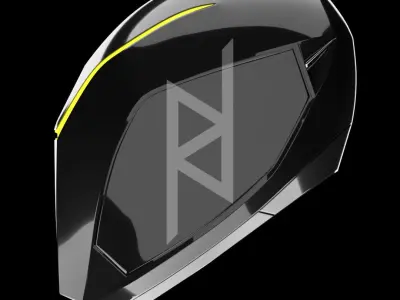 Tron Legacy Black Guard Helmet 3D print model