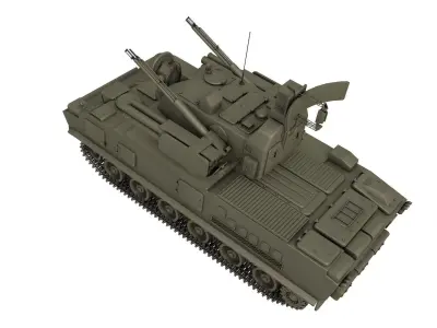 2K22 Tunguska SA-19 Grison 3D model