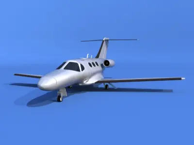 Cessna Citation Mustang private jet 3D model