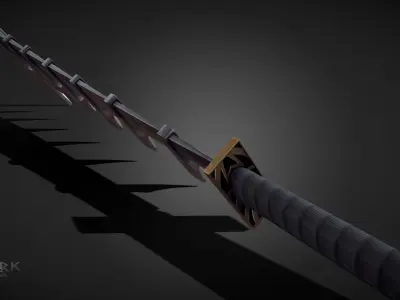 Zabimaru Bleach Low-poly 3D model