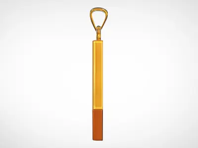 Howling Wolf Pendant Free 3D print model