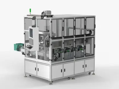 Automatic Power Battery Sorting Machine 3D model