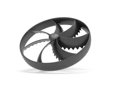 Bionic drone propeller 3D print model