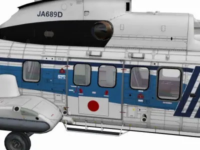 AS332 MkII Super Puma 3D model