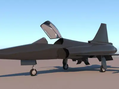 F-20 Tigershark Jet 3D model
