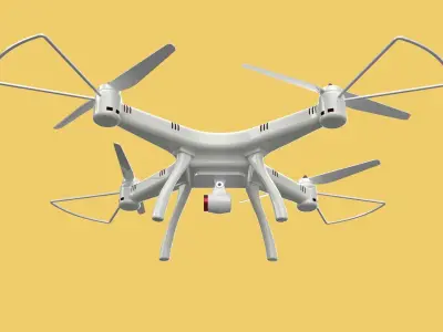 SYMA DRONE QUADCOPTER UAV UAS AIRCRAFT AERIAL REMOTE CONTROL FPV 3D model
