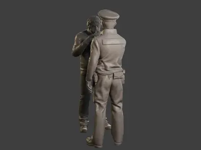 Male Slovac Traffic Police STP 007 3D print model