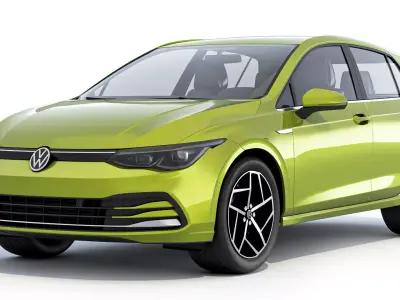 Volkswagen Golf VIII 2019 3D model