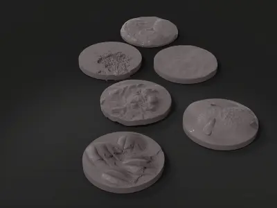 base miniatures print 3D print model