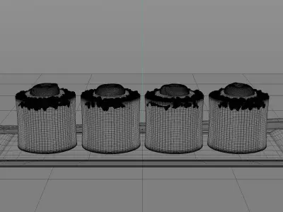 Sushi Salmon Maki 3D model