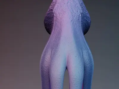 Octopus Low-poly 3D model