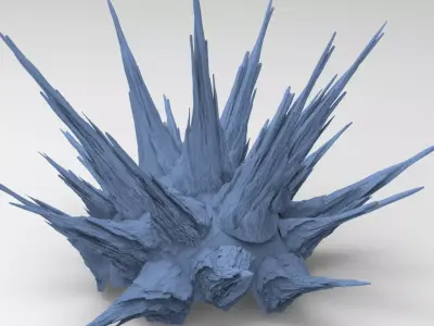 Dodecahedron Mountain wall mount 3D model