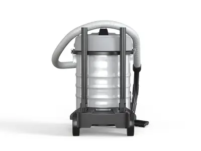 Akitas Wet and Dry Vacuum Cleaner Low-poly 3D model