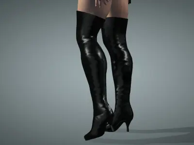 Agent X009 Low-poly 3D model