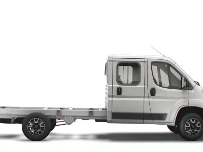 Vauxhall Movano Chassis Truck Crew Cab 4035 WB XL 2022 3D model